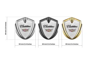 Cadillac Emblem Fender Abzeichen Luxus Finish Aus Edelstahl